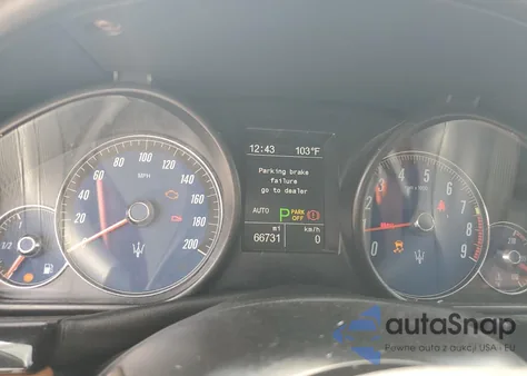 2016 Maserati Granturismo S из США, поврежденный, VIN ZAM45VLAXG0181392